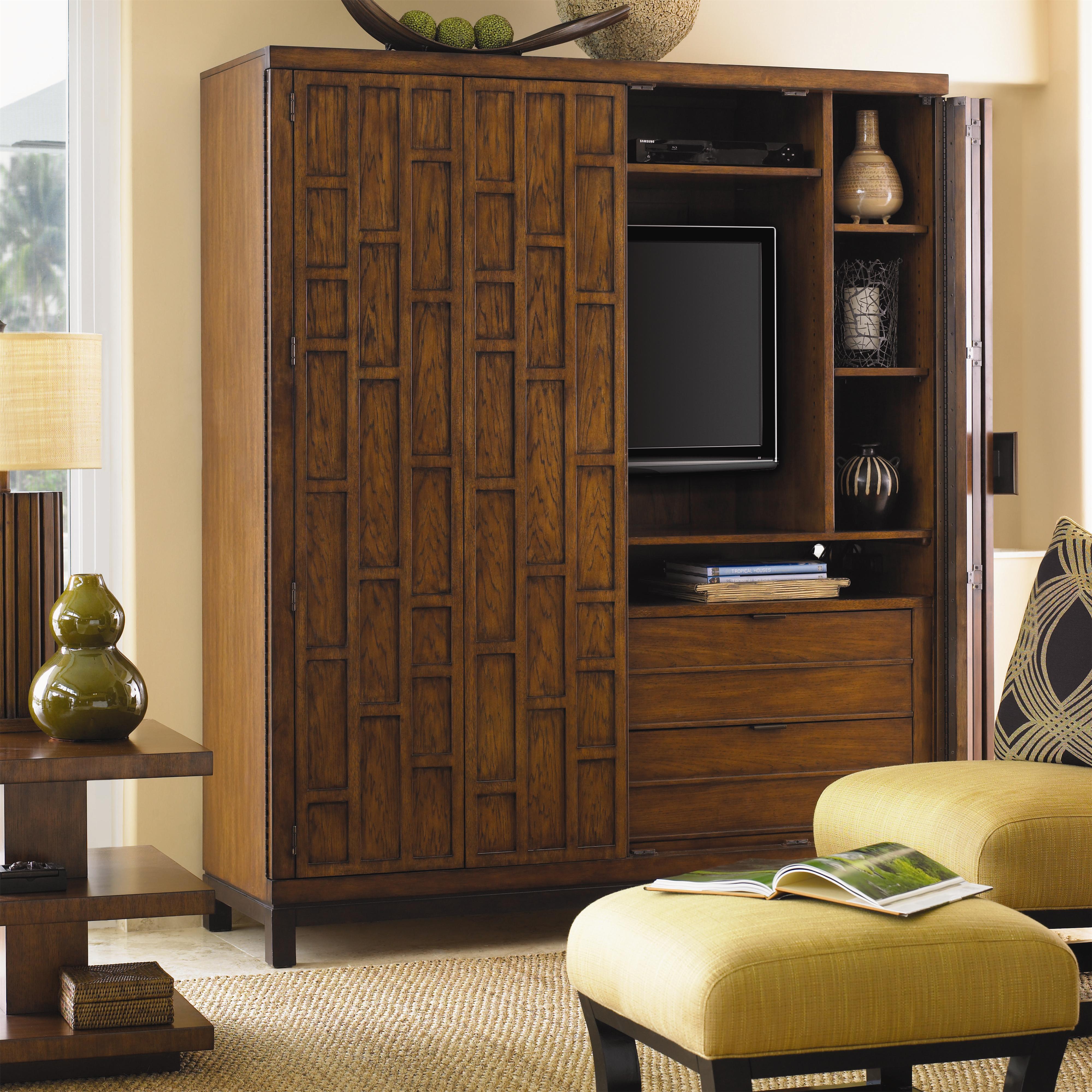 Tommy Bahama Home Ocean Club 536329 Multipurpose Samoa Gentleman's Chest Baer's Furniture